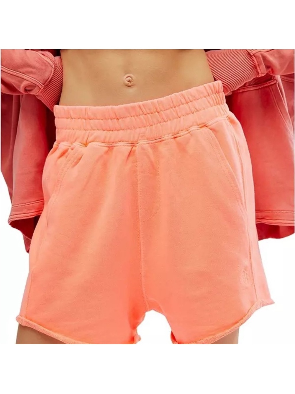 FP Movement by Free People:”All Star” Solid Shorts |Melon-Papaya|NWT